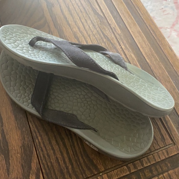 Chaco Ecotread Reversiflip Flip Flop Black Gray - Picture 2 of 9